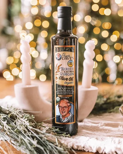 Vista 14 de Papa Dave's Aceite de oliva virgen extra orgánico certificado por USDA, contiene polifenol primero prensado en frío, aceite de oliva rico