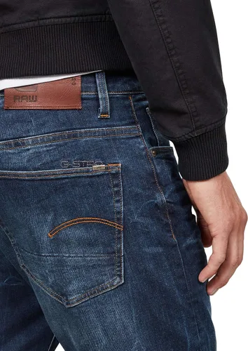 Vista 3 de G-STAR RAW Men's 3301 Straight Tapered Fit Jeans