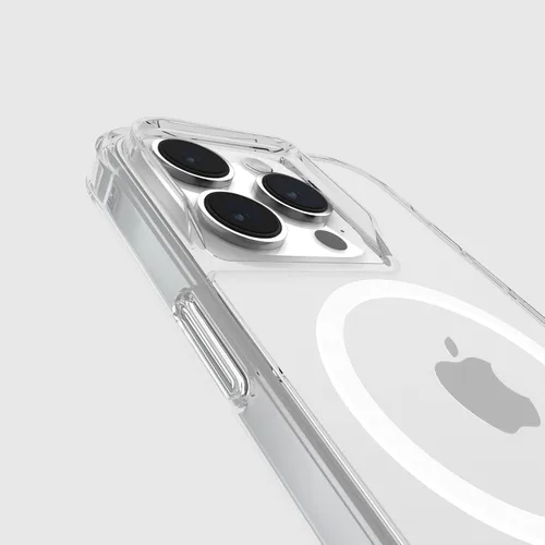 Vista 5 de Case-Mate Funda resistente para iPhone 15 Pro, transparente [protección contra caídas de 12 pies] [compatible con MagSafe] Funda magnética