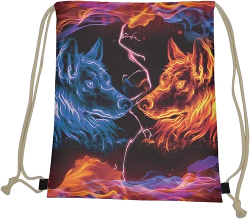 Vista 3 de Showudesigns Kawaii - Mochila con cordón para adultos diseño de animales