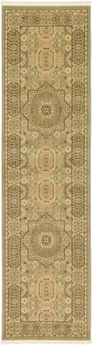 Vista 22 de Unique Loom Palace Collection - Alfombra bohemia tradicional, medallón, vintage (2 pies x 3 pies, rectangular, azul claro/bronceado)