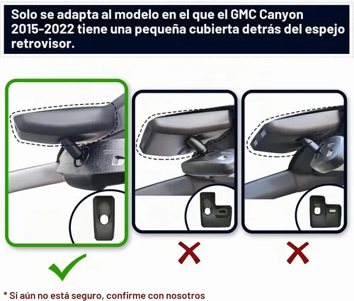 Vista 2 de Mangoal Cámara de tablero 4K personalizada para GMC Canyon 2015-2022