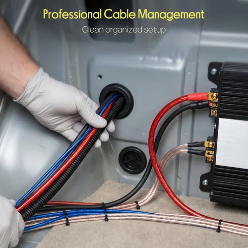 Vista 4 de Pyle 4-Gauge Car Amplifier Wiring Kit for Car Audio
