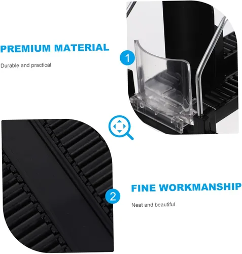 Vista 9 de Hemobllo Organizador de bebidas para nevera, botella de refrigerador, organizador de bebidas, estante de reposición de reposición de bebidas