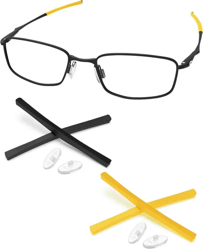 Vista 25 de Kits de goma de repuesto Piezas de nariz y auriculares para Oakley Casing OX3110/Clubface OX3102 Negro