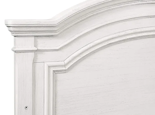 Vista 2 de Westwood Design Cuna convertible 4 en 1 con paneles arcos, Olivia, blanco cepillado