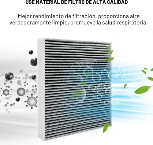 Vista 2 de Capume para Filtro de Aire de Cabina JM133 Compatible con 2021-2023 Elantra, 2022-2024 Ioniq 5, 2021-2024 Santa Fe, 2020-2024 Sonata, 2022-2024