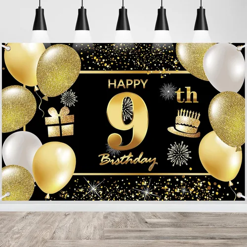 Vista 29 de Cartel de 1er feliz cumpleaños - Decoraciones para fiesta de cumpleaños de hombres