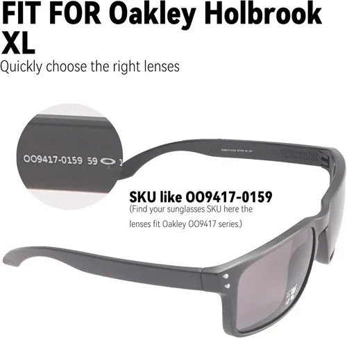 Vista 2 de Lentes de repuesto para gafas de sol Oakley Holbrook XL (Serie OO9417)