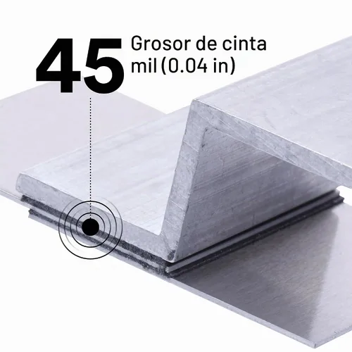 Vista 7 de 3M Cinta de espuma VHB 4611, 0.47 pulgadas x 36 yardas, gris oscuro, doble cara, permanente, duradera a largo plazo, resistente a altas temperaturas