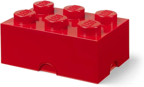 Vista 13 de Room Copenhagen LEGO - Caja de ladrillo de almacenamiento apilable con 6 pernos, bloques de construcción organizativos decorativos para juguetes