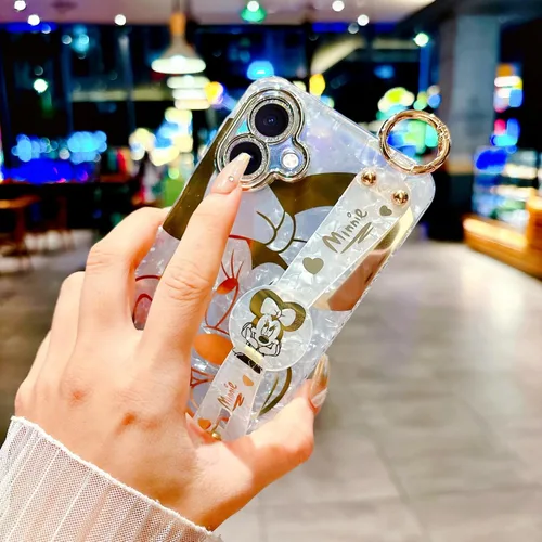 Vista 9 de Funda para Galaxy A07 con soporte para muñeca, ultra delgada, patrón de animales IMD a prueba de golpes, protección para Samsung Galaxy A07 4G
