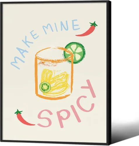 Vista 15 de Lienzo de plan de comidas de dieta de reflujo ácido con ERGE y gastritis, arte de pared enmarcado de 8 x 10 pulgadas