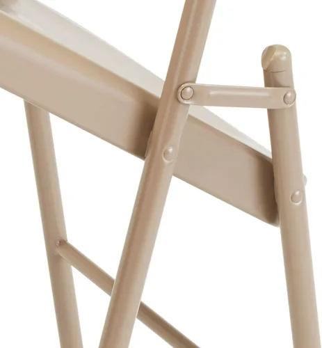 Vista 5 de National Public Seating - Sillas plegables portátiles de acero de la serie 900, sillas plegables de alta resistencia para interiores y exteriores