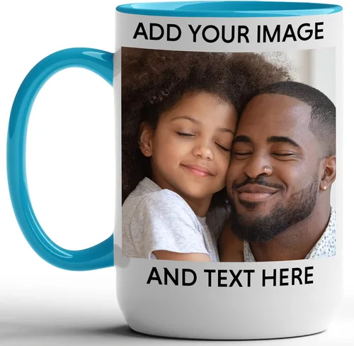 Vista 20 de GotPrint Taza con foto personalizada, regalos personalizados, carga de imagen y texto, logotipo de la empresa, nombre, idea de regalo personalizada