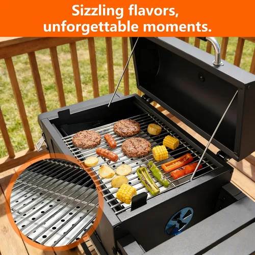 Vista 6 de Hisencn Rejillas de cocina para Home Depot Nexgrill 820-0033, Master Forge 820-0033, Megamaster 820-0033M, rejillas de cocina de acero inoxidable