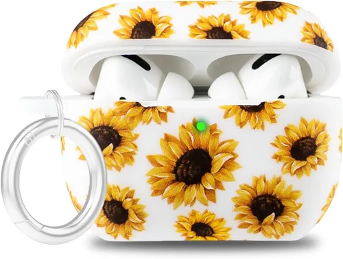 Vista 35 de Funda de Airpod Pro de silicona suave - Funda de estuche de carga de LitoDream para AirPods Pro de Apple, lindo protector de estuche para mujeres