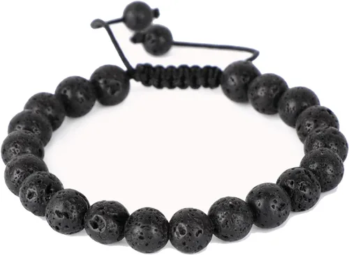 Vista 128 de AD Beads Pulseras de piedras preciosas unisex de 0.315 pulgadas (0.315 in), macramé curativo ajustable de 7 a 9 pulgadas Usa esta pulsera