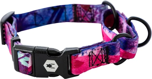 Vista 31 de Wolfgang - Collar de perro Martingala resistente con hebilla de nailon de liberación rápida para caminar y entrenar, estampado BrookTrout, grande
