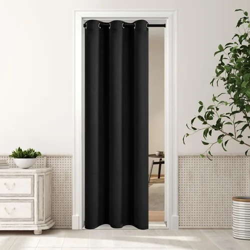Vista 97 de MYSKY HOME Cortinas Aqua para Armario para Entrada Cortina Opaca para Puerta para Sala de Estar Cortina Oscurecedora de Habitación con Ojales