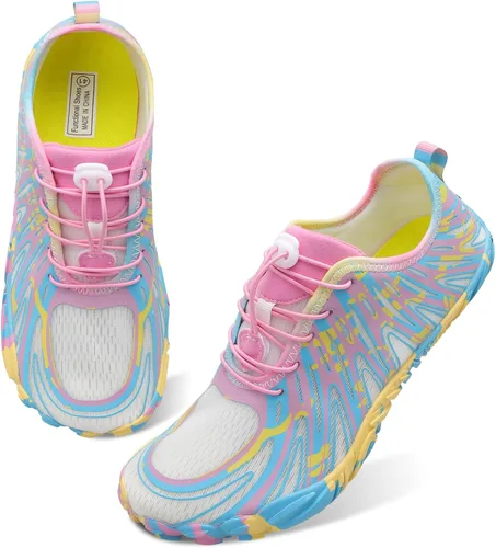 Vista 2 de Scurtain Zapatos de agua unisex para hombre y mujer, de secado rápido, zapatos acuáticos, zapatos de natación, zapatos de playa con drenaje
