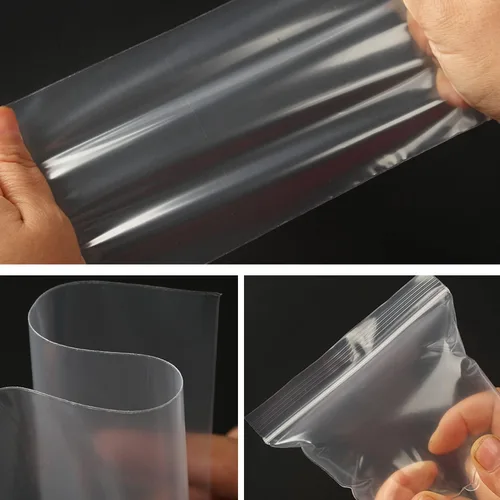 Vista 6 de 100pcs transparente teléfono móvil bolsa de polvo desechable 3.9x7.9 in