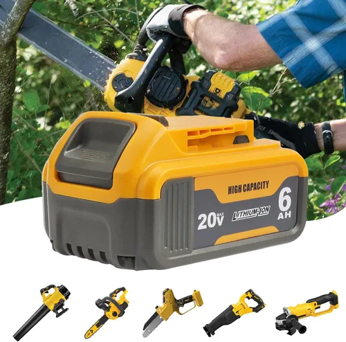 Vista 9 de waitley Batería de repuesto de 20V 6.0Ah compatible con herramientas Dewalt