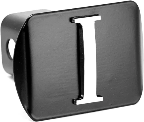 Vista 9 de Cubierta de enganche de letra cromada 3D personalizada (se adapta a receptor de 2 pulgadas, negro)