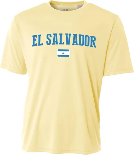 Vista 2 de El Salvador Fútbol Jersey Bandera Logo Hombres Equipo Nacional Futbol Copa Mundial Olímpicos Personalizado Deportes Nombre Número