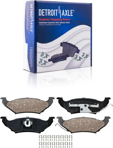 Vista 44 de Detroit Axle - Pastillas de Freno Delantero Izquierdo Reemplazo de Pinza de Disco para Ford Fusion Mazda 6 Lincoln MKZ Mercury Milan 2006-2012