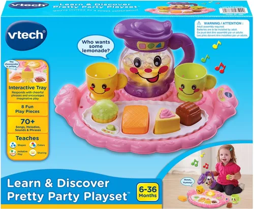 Vista 4 de VTech 80-158500 Conjunto de Juego Learn & Discover Pretty Party