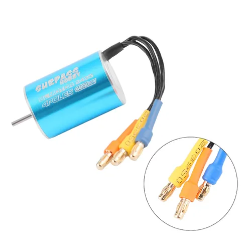Vista 4 de Superar Hobby 2435 4800KV Motor 25A ESC Combo para 1/16 1/18 RC Azul