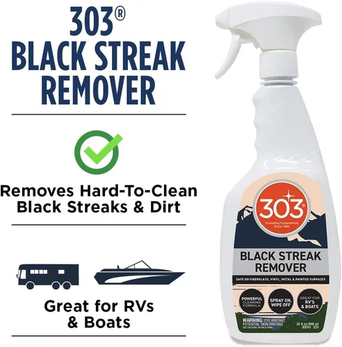 Vista 2 de 303 Products Removedor de Rayas Negras - Elimina las rayas negras y la suciedad, proporciona un acabado limpio y sin rayas en vehículos recreativos