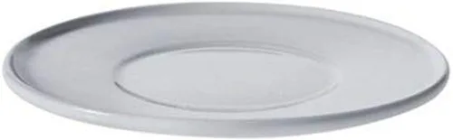 Vista 3 de A di Alessi - Plato para tazones platebowlcup de 4-3/4 pulgadas, color moca, porcelana blanca, juego de 4