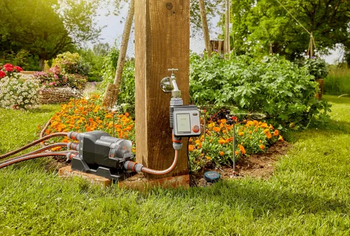 Vista 7 de GARDENA Distribuidor de agua mecánico automático de 6 zonas