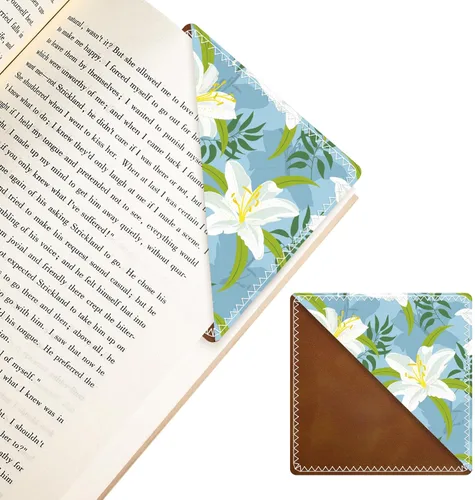 Vista 24 de Marcadores de Cuero Personalizados, Accesorios de Libro Divertidos y Lindos para Amantes de la Lectura, Marcadores de Páginas Irrompibles
