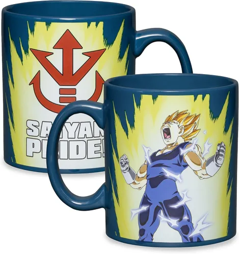 Vista 5 de Fundom Super Saiyan Vegeta Saiyan Pride - Taza de café de cerámica de 16 onzas