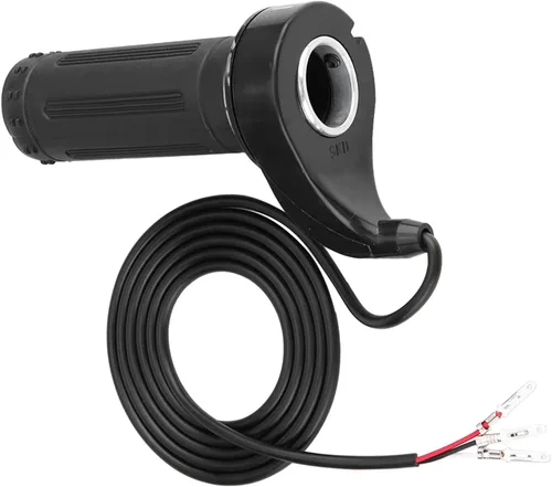 Vista 3 de Zerone Acelerador eléctrico, acelerador de motocicleta de 0.886 in/0.88 pulgadas, agarre de acelerador de velocidad con 3 cables para la mayoría