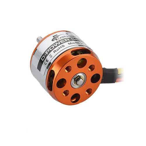 Vista 2 de FLASH HOBBY D2826 1000KV 2-3S Lipo Motor sin escobillas Outrunner para RC Plane Fixed-Wing Multirotor Quadcopter (D2826, 1000KV)