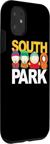 Vista 3 de Funda sándwich con logotipo de South Park Gang para iPhone 11