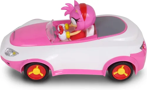 Vista 8 de NKOK Sonic Racing RC Car Amy Rose escala 1:28, 2.4 GHz, con licencia