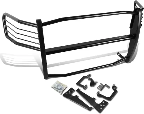 Vista 7 de DNA MOTORING GRILL-G-022-BK - Protector de rejilla para parachoques delantero, color negro, compatible con Ram 1500 09-18