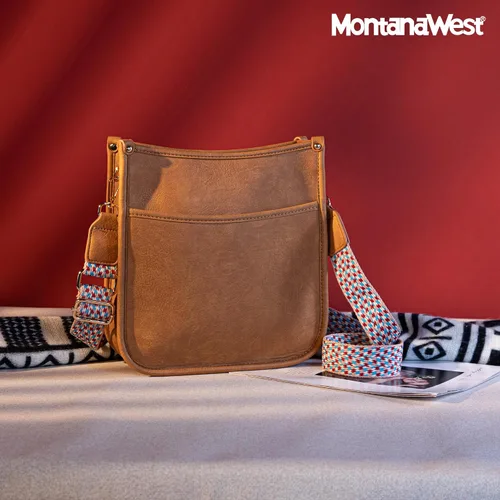Vista 2 de Montana West Bolsos cruzados para mujer, bolsos de hombro tipo cubo