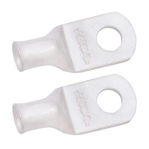 Vista 58 de SELTERM 5 piezas terminales de cable de cobre estañado 1/0 AWG perno de 1/2", extremos de cable de batería, terminales de anillo, conectores