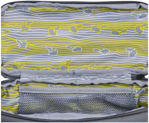 Vista 8 de Pokémon Center Pokémon Everyday Bags Neceser gris y amarillo, Gris