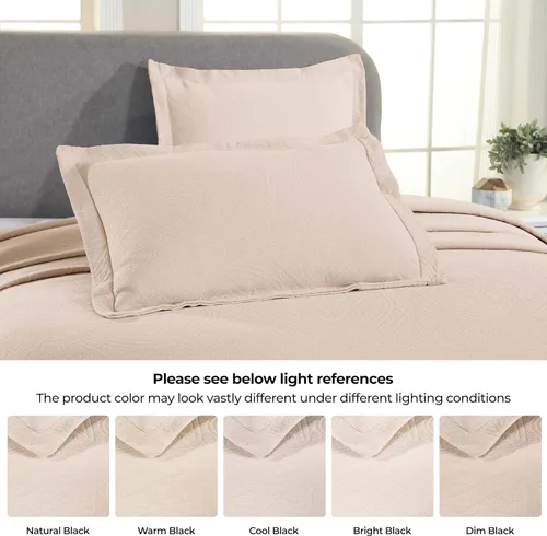 Vista 4 de Superior Juego de colcha de algodón de 2 piezas, diseño de círculos celtas, decoración de cama para el hogar, 1 funda de almohada, manta