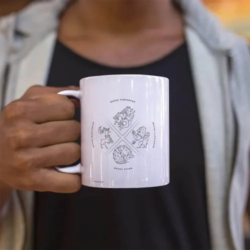 Vista 176 de Trend Setters Friends the Television Show – 25 años – Mercancía oficial – Taza de café o té de cerámica blanca de 11 onzas – perfecta para regalar