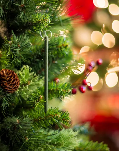 Vista 5 de Scentsicles Adornos para árbol de Navidad perfumados de abeto blanco de invierno, 2 botellas (12 varillas en total)