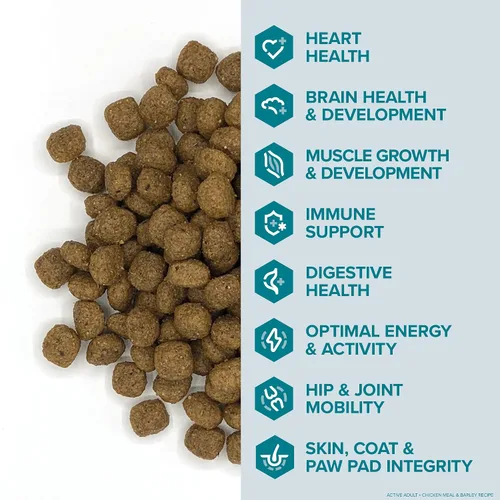 Vista 3 de Blue Seal – Entrust Active pollo comida & Barley – Comida para Perro