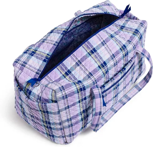 Vista 3 de Vera Bradley - Bolsa de viaje grande de algodón para mujer